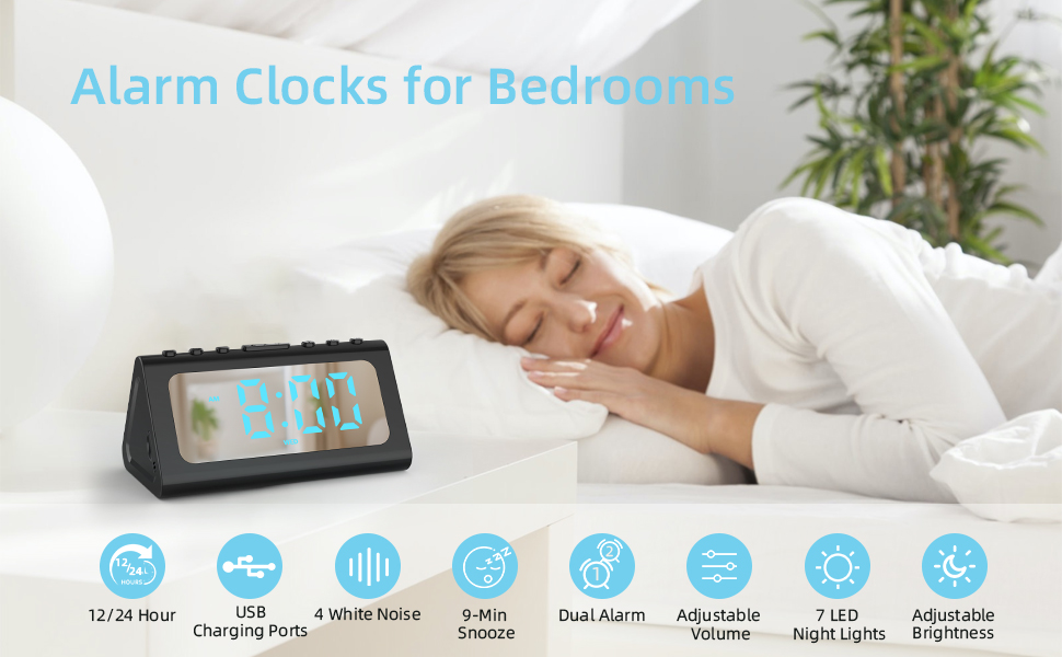 bedroom clock