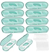 Ceonam 10 Pack Flosser Dispenser Dental Floss Case, Mini Floss Picks, Professional Toothpicks wit...