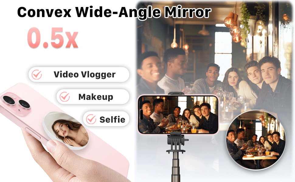 Ideal for video vlogging, makeup, and selfies. Capture every detail.