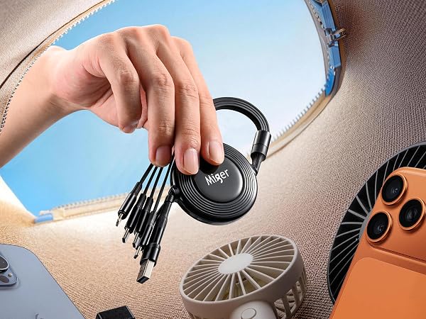 retractable phone charger