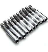 Rocaris 10 Pack Magnetic Extension Socket Drill Bit Holder 1/4" Hex Power Tools