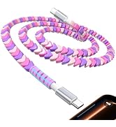 USB C Cable Beaded 60W Fast Charger Cable for Samsung S26 Ultra S25 A17 A36 A37 A57 45W 30W PD Ch...