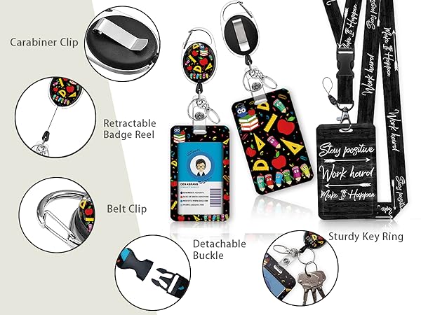 Badge Holder with Lanyard