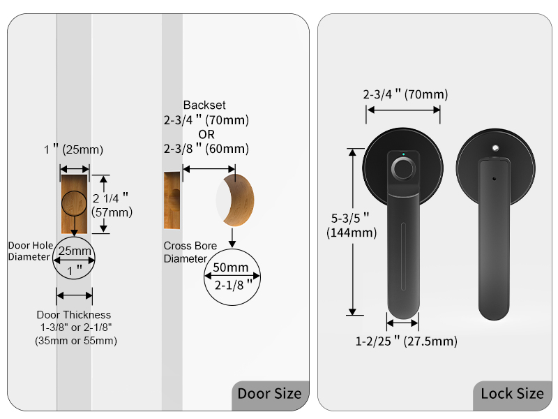 FD01 Black Door Size