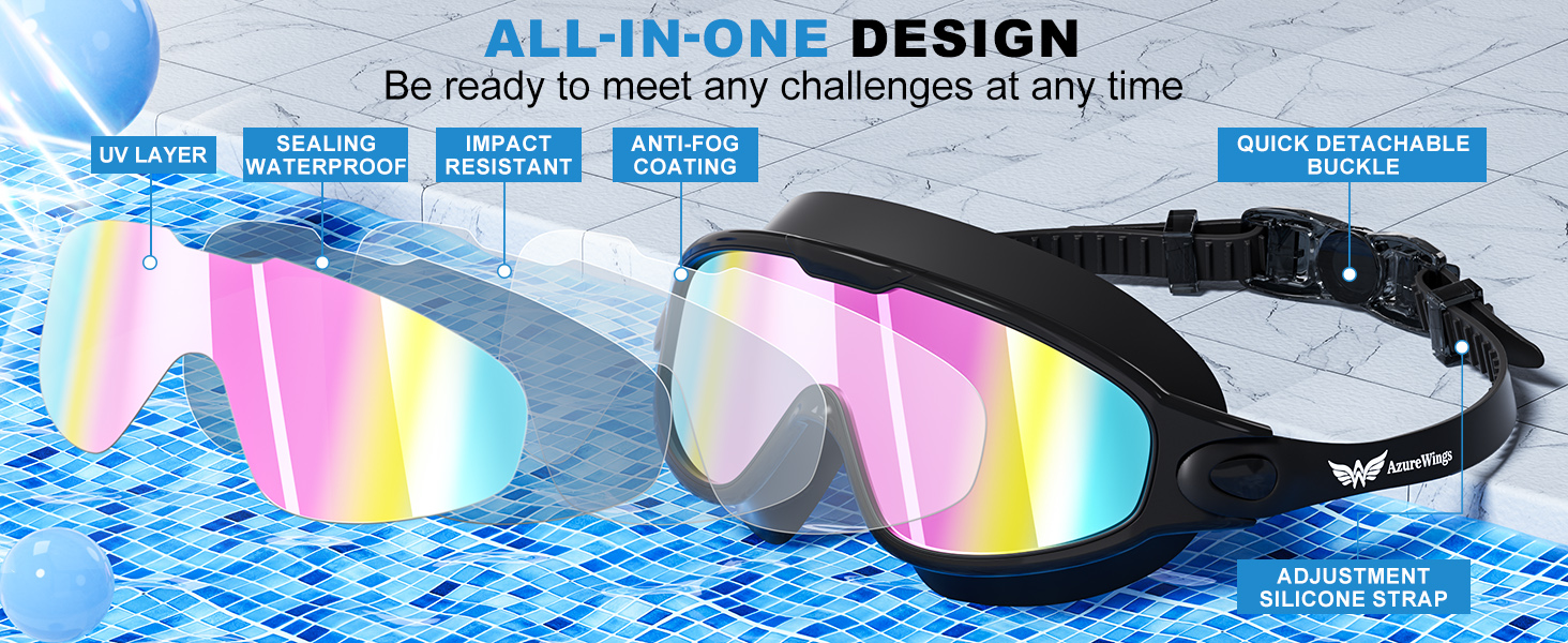 swim goggles adult