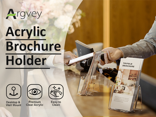 Acrylic Pamphlet Display Stand
