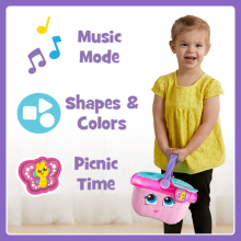 3 modes include Music mode, shapes & colors, picnic time