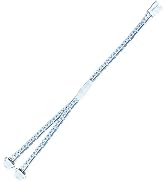 Litever 2 Way Power Splitter, Y shape. 1 Female to 2 Male connectors, 22 awg Flat White Cables, f...