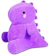 NuomiYue Purple Dinosaur Stuffed Animal, Kawaii 10 Inch Dino Plushies for Girls, Boys, Soft Dinos...