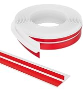 Elvone T-Shaped Door Draft Stopper, 1.97 in x 40 FtSilicone Seal Strip for Door & Windows Gaps, W...