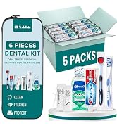 TrekTote Bulk Dental Hygiene Kits, Complete Oral Care Supplies Bulk Pack with Toothbrush Toothpas...