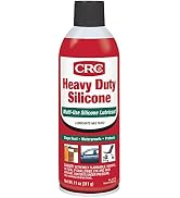 CRC Heavy Duty Silicone Lubricant, 11 Wt Oz, Clear Colorless Liquid