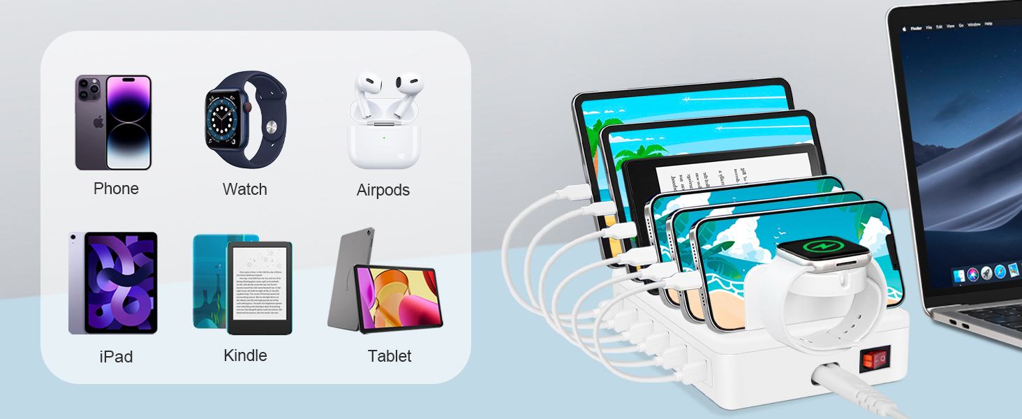 charging station for multiple devices