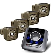 Solar Driveway Alarm Wireless Long Range Weatherproof, Easy Use Upgrade Design Perimeter Gate Ala...