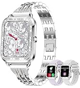 Smart Watch for Women Diamonds(Answer/Make Call),1.29''HD Touch Screen Smart Watch Android,Fitnes...