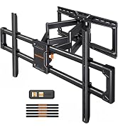 Perlegear Extra Large Full Motion TV Wall Mount for 55–120 Inch TVs up to 220 lbs, Heavy Duty TV ...