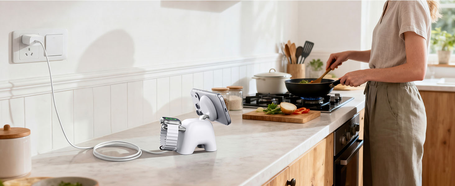 magnetic charger stand