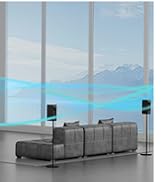 Wooden 5.1.2 Sound Bars, 4 Surround Speakers, 400W Peak Power, TV Speaker Surround Sound System, ...