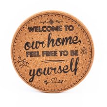 cork coasters for drinks absorbent with holder wooden table gifts set funny coaster cup coffee cute
