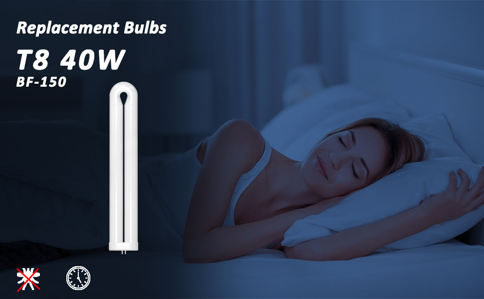 BF150 Bug Zapper Replacement Bulb Compatible with Flowtron BK-80D, MC9000 and FC7600