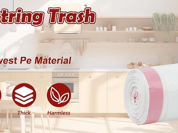Drawstring Trash Bags