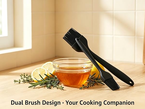 Silicone basting brush set