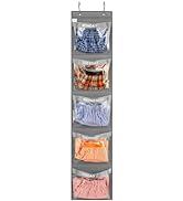 ANIZER Day of Week Kids Clothes Organizer Weekly Hanging Closet Organizer Monday to Friday School...