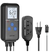DIGITEN Humidity Controller with Temperature Display for Reptile, Mushroom | Pre-Wired Digital Hu...