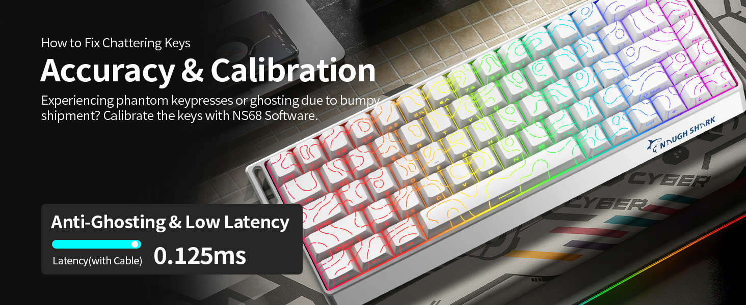 NS68 Hall Effect Rapid Trigger Gaming Keyboard