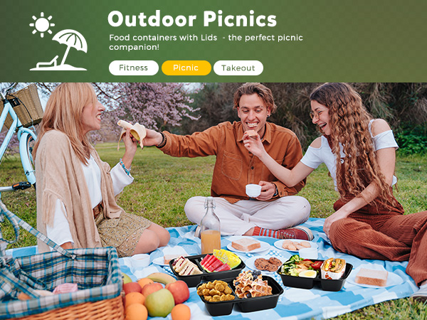 Outdoor Picnics-meal prep container