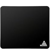 SOLAKAKA EP9 Black Gaming Mouse Pad- 4MM Thick 17.7"x15.7" (450x400mm) Large Mouse Pad, Micro-Wov...