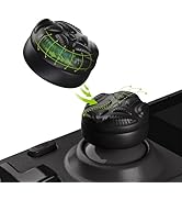 PlayVital Thumb Grips for Steam Deck LCD & OLED (4-Pack), Thumb Cushion Caps with Anti-Slip Textu...