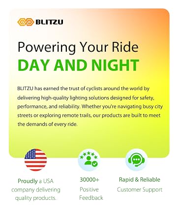 USB Rechargeable Bike Light Set Powerful Bicycle Front Headlight and Back Taillight