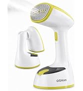 Steamer for Clothes, 1000W Handheld Clothes Steamer, Yellow | 30s Fast Heat-Up, 180ml Tank, Alumi...