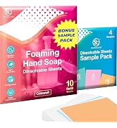 Soluble Care: Foaming Hand Soap Dissolvable Sheets & Free Bonus 4-Sheet Sample Pack (Planet Frien...