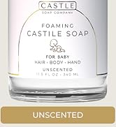 Castle Soap Company Foaming Baby Castile Soap | Gentle Cleanser for Delicate Skin | Nourishing Co...