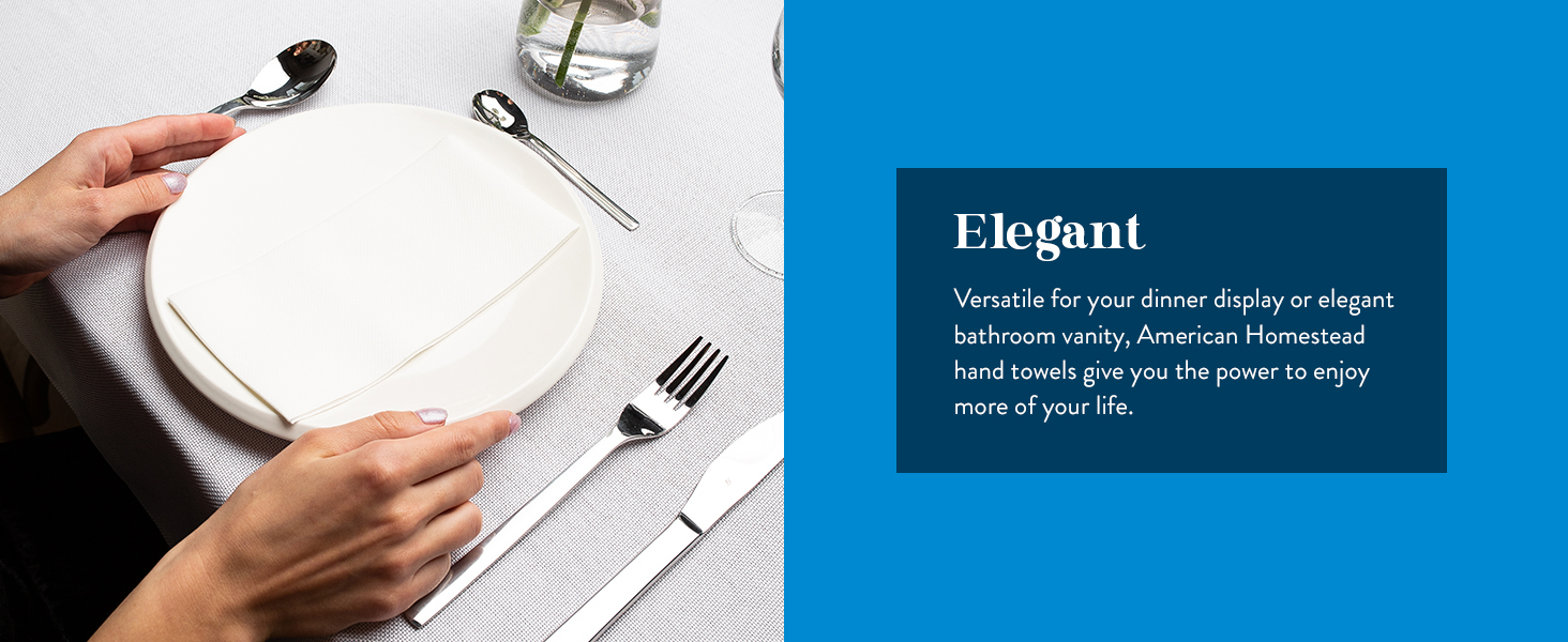 thicker and softer than standard paper towels, providing your guests high-end comfort and luxury