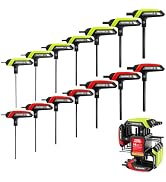 HAUTMEC 14-Piece T-Handle Allen Wrench Set, SAE & Metric T-Handle Hex Key Set, High Torque CR-V S...