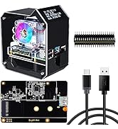 GeeekPi Raspberry Pi Mini Tower NAS Kit, Raspberry Pi ICE Tower Cooler with PWM RGB Fan, M.2 SATA...
