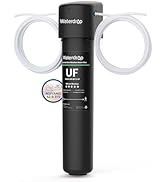 Waterdrop 0.01µm Inline Water Filter System for Refrigerator, Ice Maker, Under Sink, 1/4 inch Dir...