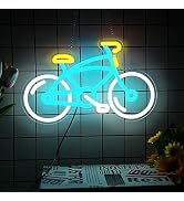 Neonawall Bike Bicycle Neon Sign For Home Décor,Bedroom Decor,Led Sign,Room Neon Sign,Gym Decor,S...