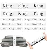 CONLI 8 Pack Bed Sheet Organizer Straps Sheet Organizer Bands Flexible Elastic Band for Sheet Max...