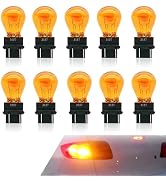 Opuweiy 10 PCS Turn Signal Bulb, 3157 Miniature Bulb, 12 V 21/5 W Automobile Lighting Replacement...