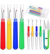 ZMAAGG Seam Ripper, 4 Big and 4 Small Stitch Remover Tools, Seam Rippers for Sewing, Thread Remov...
