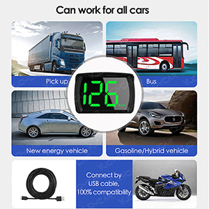 Universal HUD GPS Speedometer for Cars