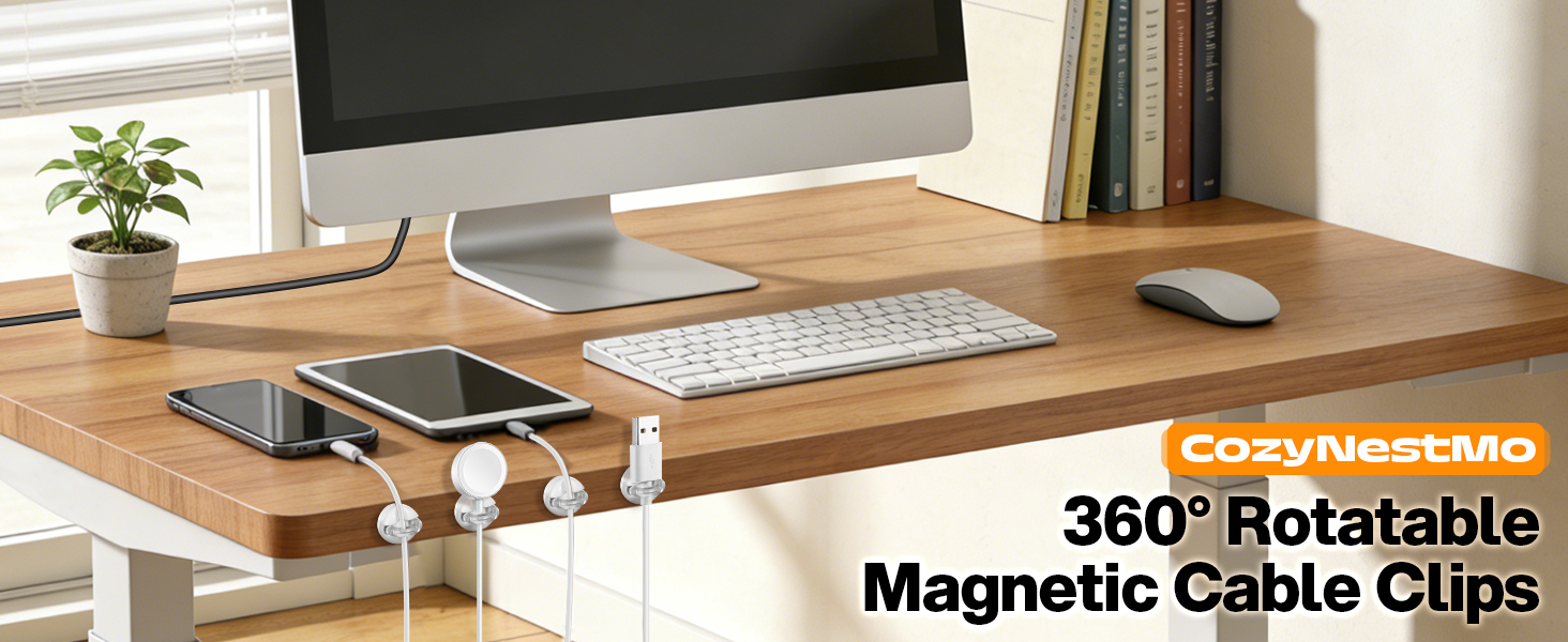 magnetic cable clips