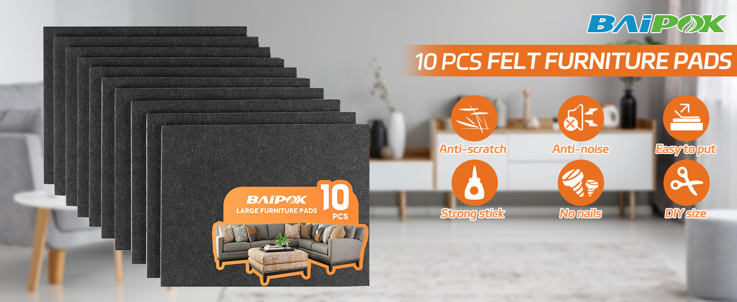 Felt Furniture Pads for Hardwood Floors Heavy Duty Felt Sheets