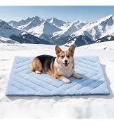 BECROWM Dog Cooling Mat Self Coolings Foldable Cooling Pad for Dog in Summer Coolings Mat for Dog...