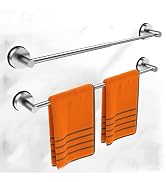 Large Towel Bar for Bathroom Wall,Adjustable 17~29 Inch Towel Racks for Bathroom Wall Mounted,Tow...