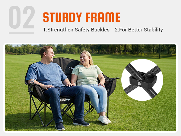double camping chair